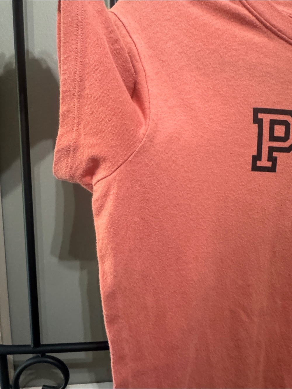 PINK Victoria's Secret Coral Graphic Tee - Picture 5 of 8
